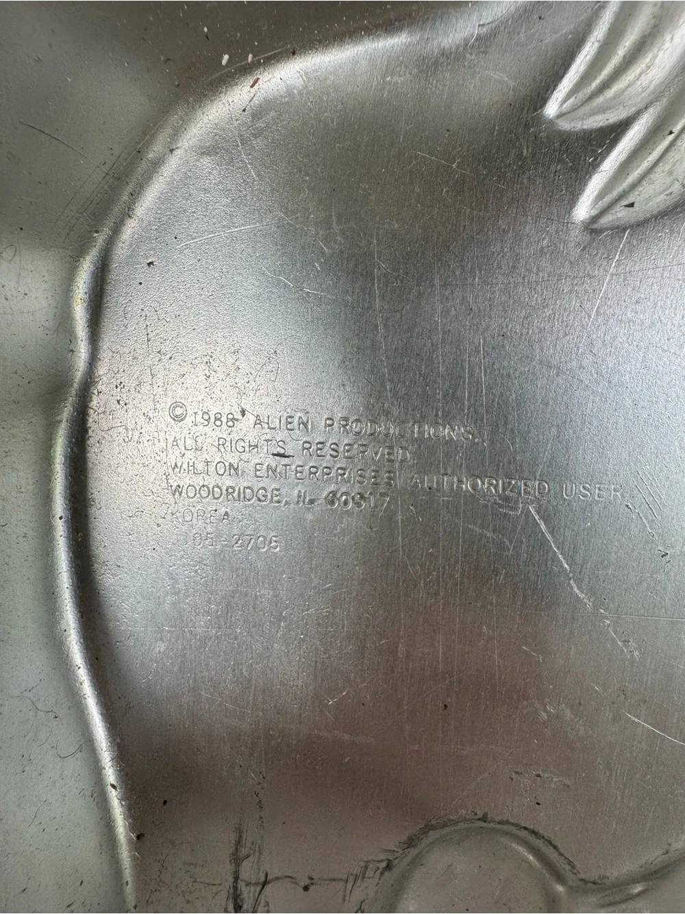 Wilton ALF Vintage Aluminum Character Cake Pan 502-2705 13x12in 2-Layer 1988